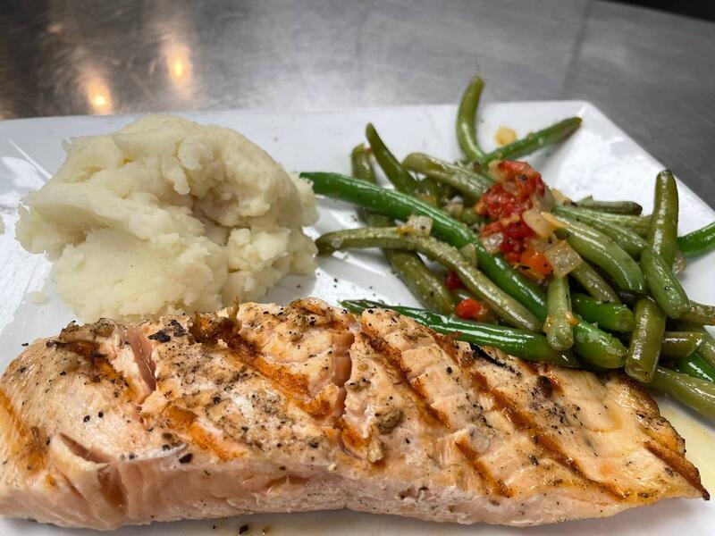 Grilled Salmon Plate