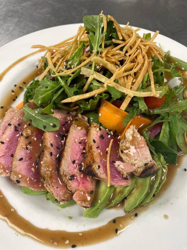 Pan Seared Ahi Tuna Salad