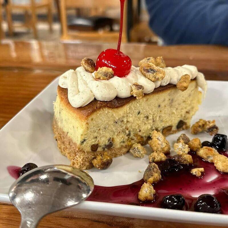 Pistachio Crusted Cheesecake